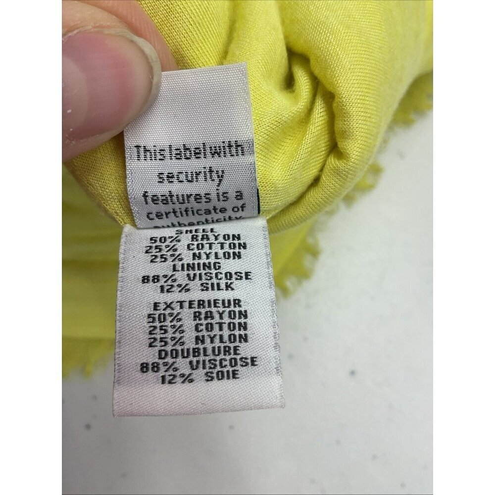 Diane Von Furstenberg Wanda Yellow Lace Zip Back Mini Dress Limoncello‎ Size 8 - Picture 9 of 13
